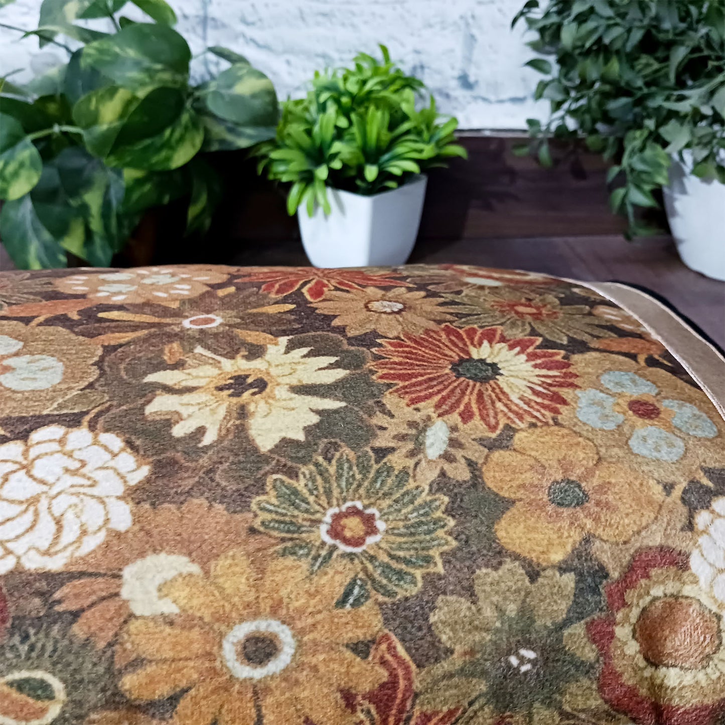 Cushion Covers Super Soft – Beautiful Golden Touch Black Floral – Best Price 30cm x 50cm (~12″ x 20″)