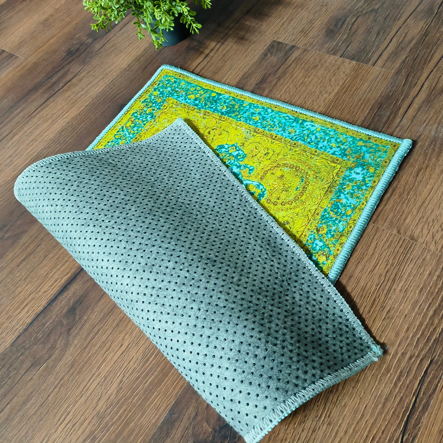 Esplendor Persian Rectangle mat collection by Avioni Home | Anti Slip, Durable & Washable | Outdoor & Indoor- SET OF 2