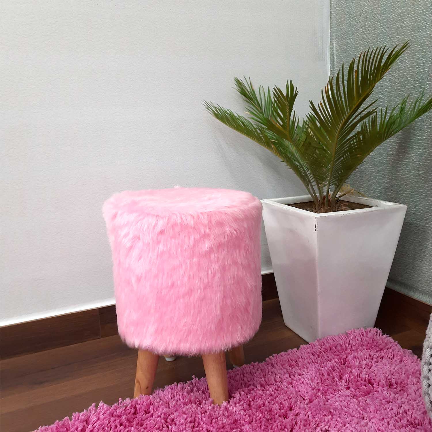 Fur stool best sale