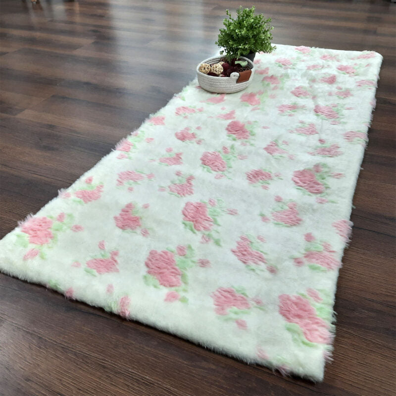 Loomkart – Avioni Ultra Soft Cozy Faux Fluffy Fur Carpet for Bedroom/Hallway/Pooja Room-Easily Hand Washable- 60X150cm