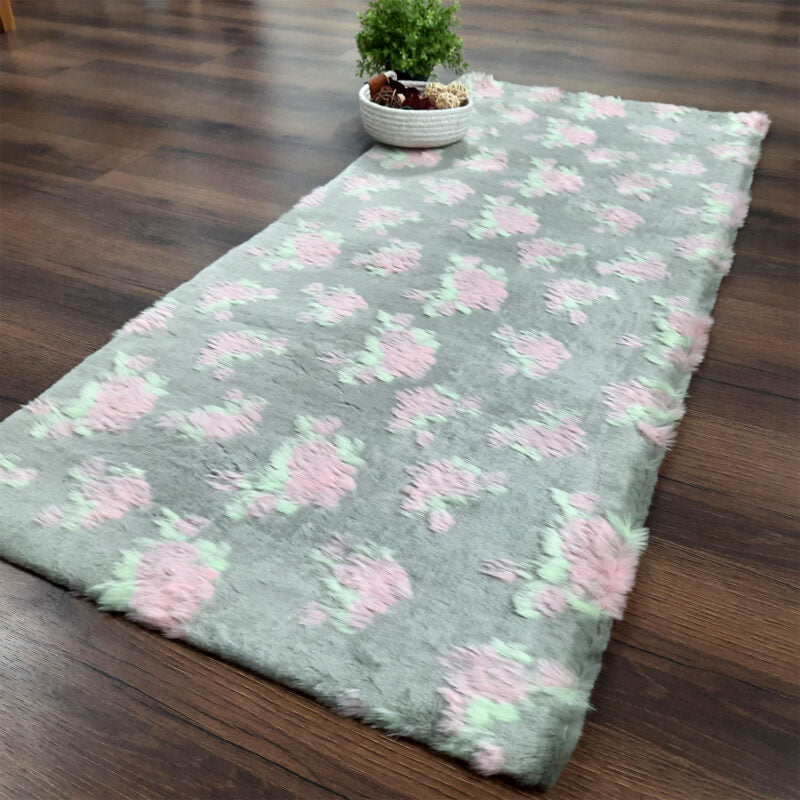 Loomkart – Avioni Ultra Soft Cozy Faux Fluffy Fur Carpet for Bedroom/Hallway/Pooja Room-Easily Hand Washable- 60X150cm