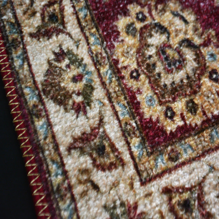 Silk Carpet Persian Design Collection Red – Living Room Rug – 3×5 Feet (90 x 150 cms)-Avioni