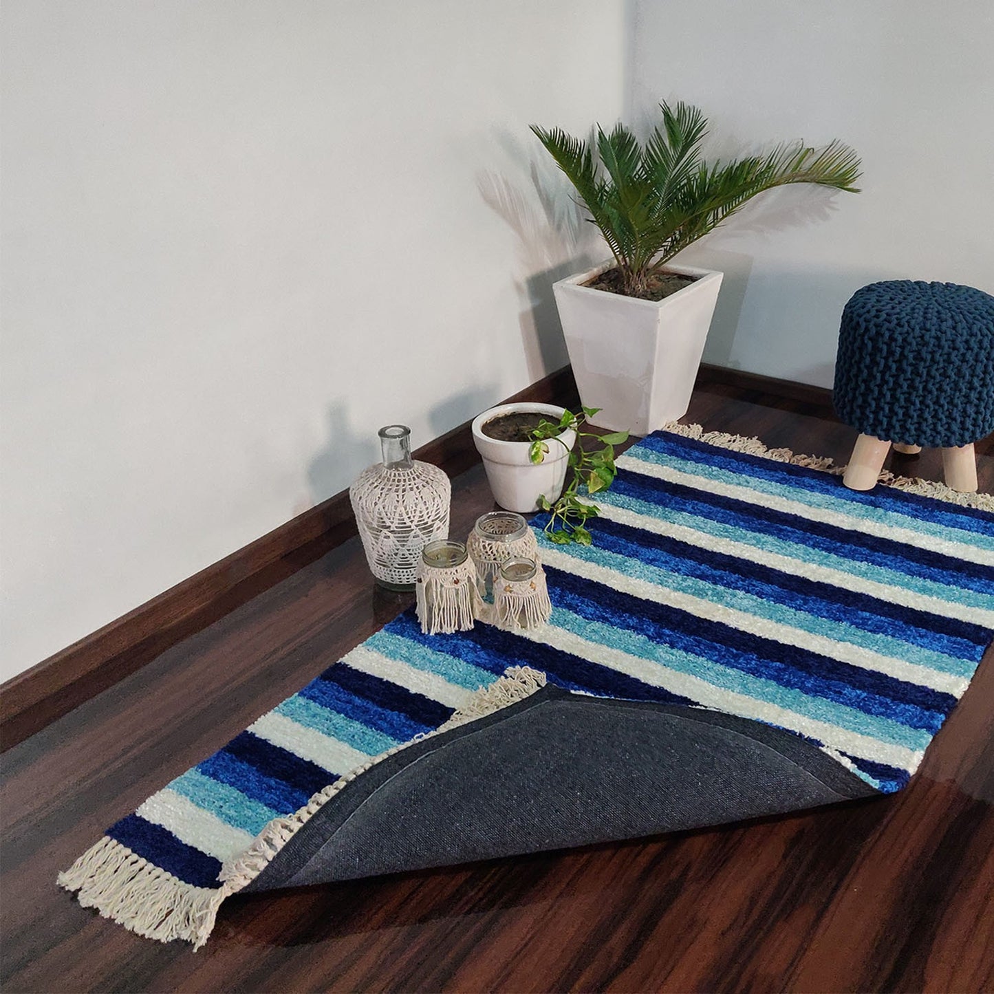 Avioni Carpets for Living Room – Neo Modern Collection Blue Carpet/Rug – 90cm x 150cm (~3×5 Feet)