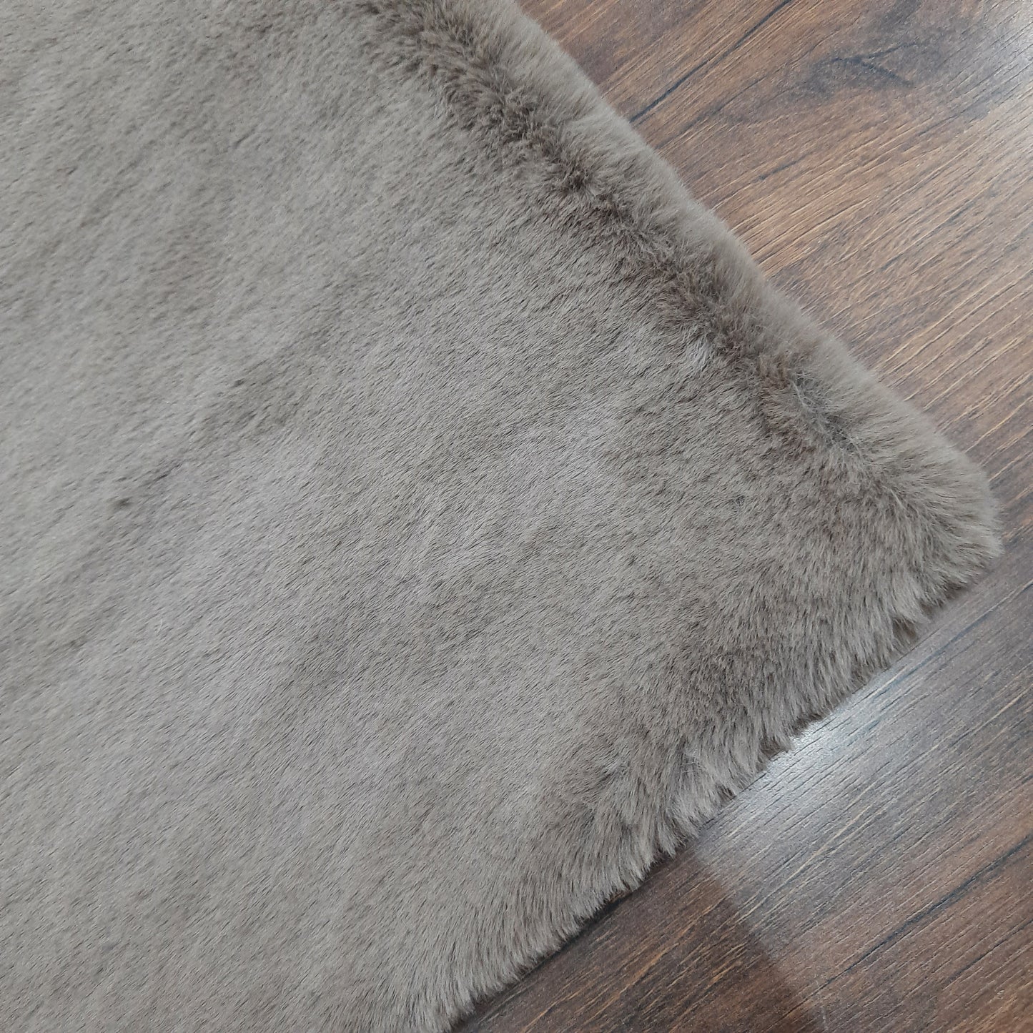 Avioni Ultra Soft Cozy Fluffy Soft Heavy  Rabbit Grey Fur Rug –Grey- Easily Hand Washable – Bedside/Hallway/Pooja Room- 60X150cm