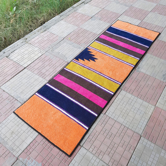 Avioni Luxury Soft Premium 100% Chenille Multi Color Yoga Mat 60cm x 200cm (~2×6Feet)