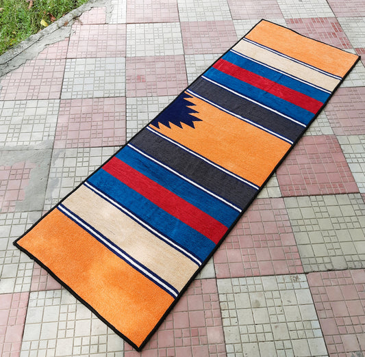 Avioni Luxury Soft Premium 100% Chenille Multi Color Yoga Mat 60cm x 200cm (~2×6Feet)