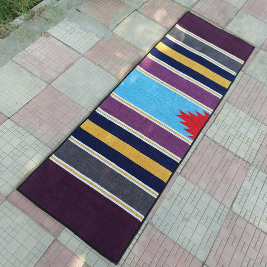 Avioni Luxury Soft Premium 100% Chenille Multi Color Yoga Mat 60cm x 200cm (~2×6Feet)