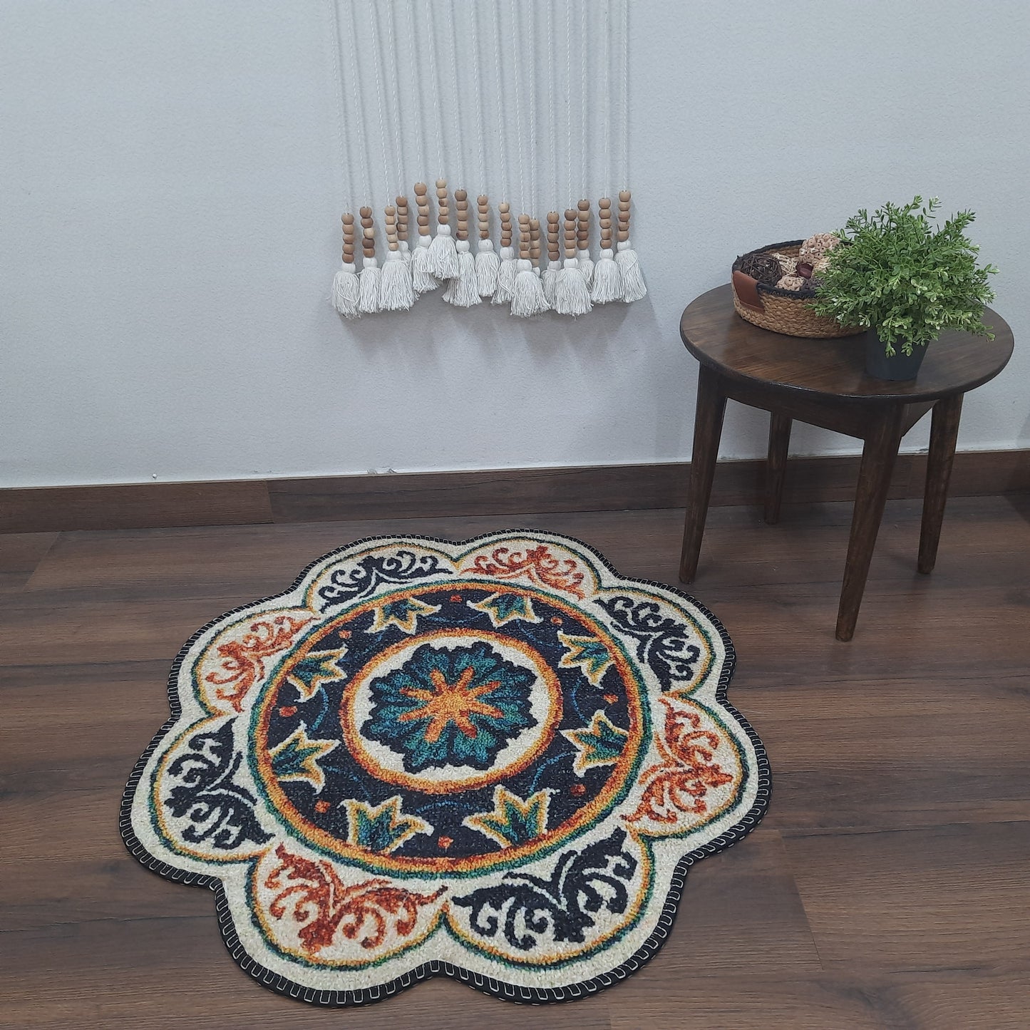 Avioni Home Floor Mats in Beautiful Traditional Rangoli Colors | Anti Slip, Durable & Washable | Outdoor & Indoor