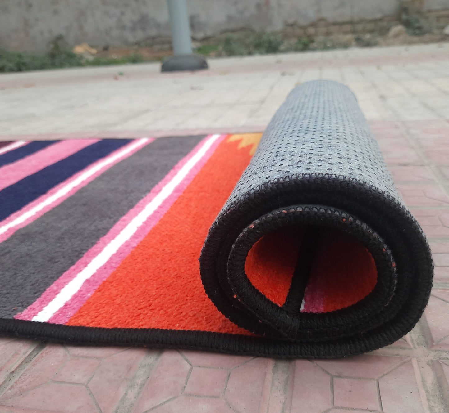 Avioni Luxury Soft Premium 100% Chenille Multi Color Yoga Mat 60cm x 200cm (~2×6Feet)