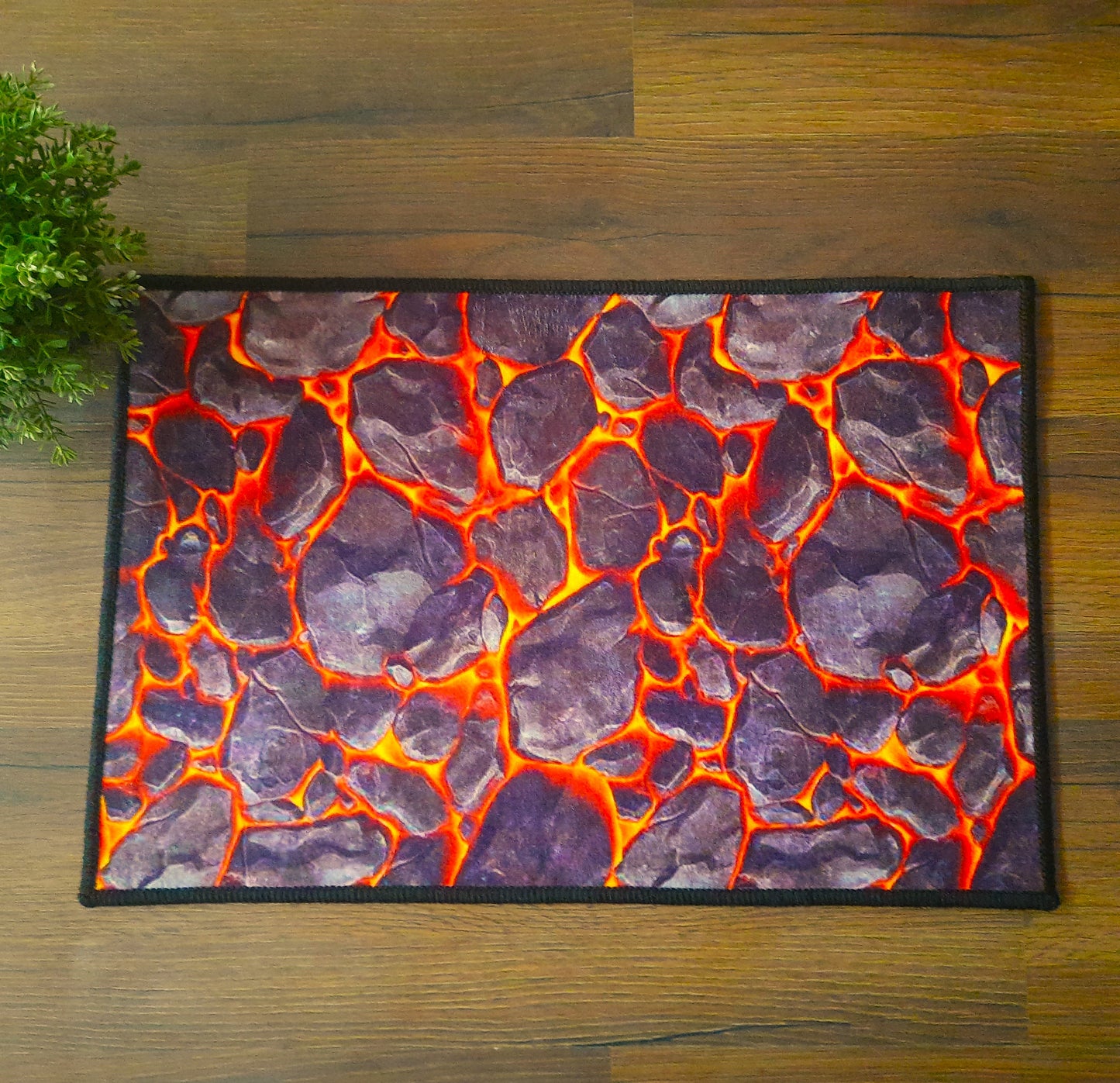 3D Lava Texture Abstract Rectangle mat By Avioni Home | Anti Slip, Durable & Washable | Outdoor & Indoor