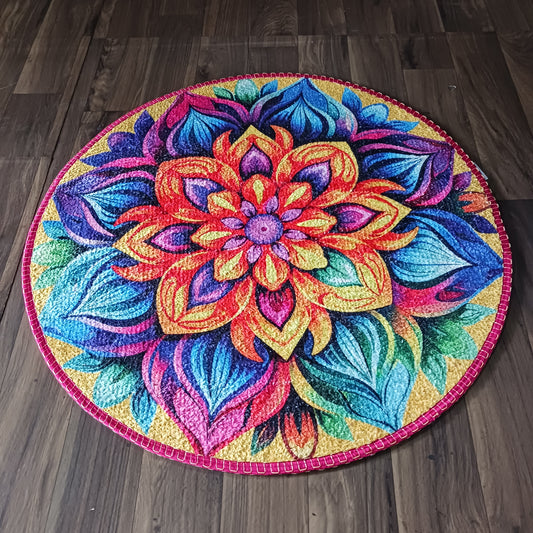 Avioni Home Floor Mats in Beautiful Traditional Rangoli Colors | Anti Slip, Durable & Washable | Outdoor & Indoor