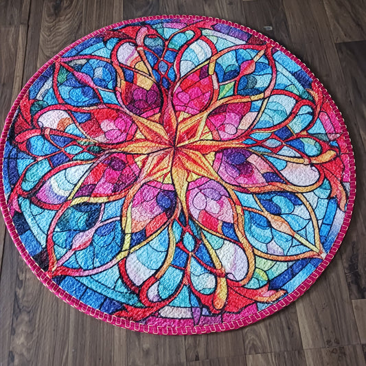 Avioni Home Floor Mats in Beautiful Traditional Rangoli Colors | Anti Slip, Durable & Washable | Outdoor & Indoor