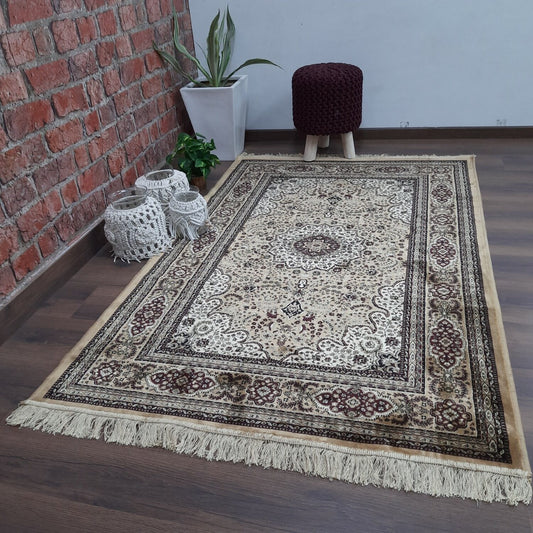 Persian Rugs – Premium Silk Carpet – 120cm x 180cm (~4×6 Feet)-Avioni