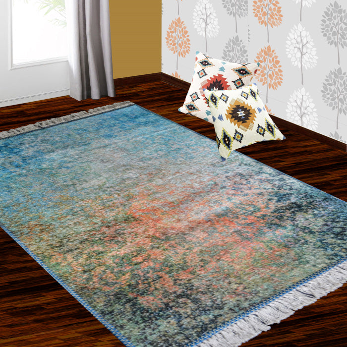 Silk Carpet Modern Design Collection Abstract Multicolour – Living Room Rug -Avioni