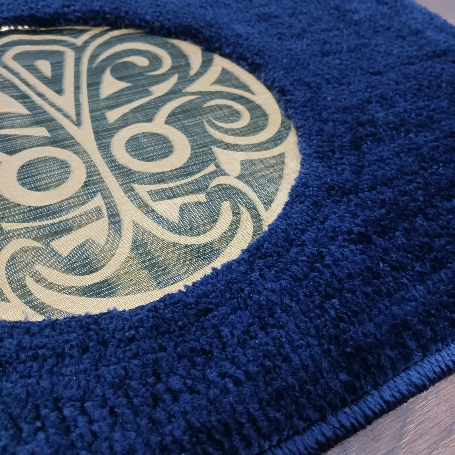 Avioni Desire Collection | Luxury Golden Touch BlueMandala Floor Mat |  Soft And Plush Handmade Door Mats / BathMats -40x60 cms (Copy)