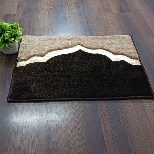 Avioni Desire Collection | Luxury Golden Touch Beige-Brown Mahal  Floor Mat |  Soft And Plush Handmade Door Mats / BathMats -40x60 cms (Copy)