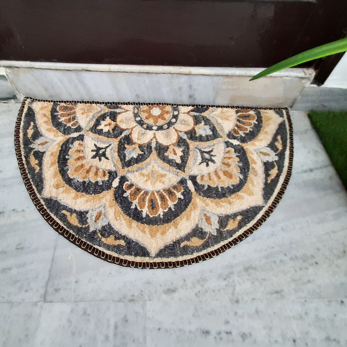 Avioni Home Floor Mats in Beautiful Rangoli Modern Design | Anti Slip, Durable & Washable | Outdoor & Indoor