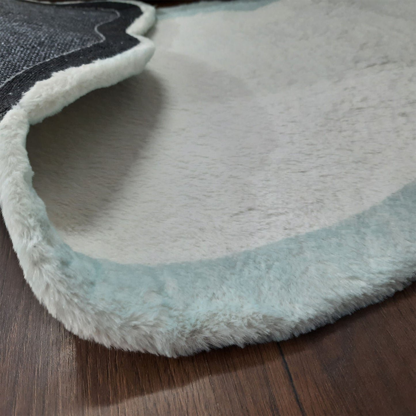 Avioni Clouds Inspired Fluffy Shag Very Soft Faux Fur Rug for Kids Nursery Play Room