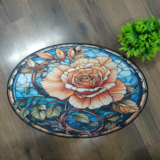 Avioni Oasis Collection |Anti-Slip, Washable, Premium Floral Print | Floor Mat/Bath Mat |  Bath Mats-40x60 cms (Set of 3 Pieces)