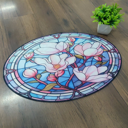 Avioni Oasis Collection |Anti-Slip, Washable, Premium Floral Print | Floor Mat/Bath Mat |  Bath Mats-40x60 cms (Set of 3 Pieces)