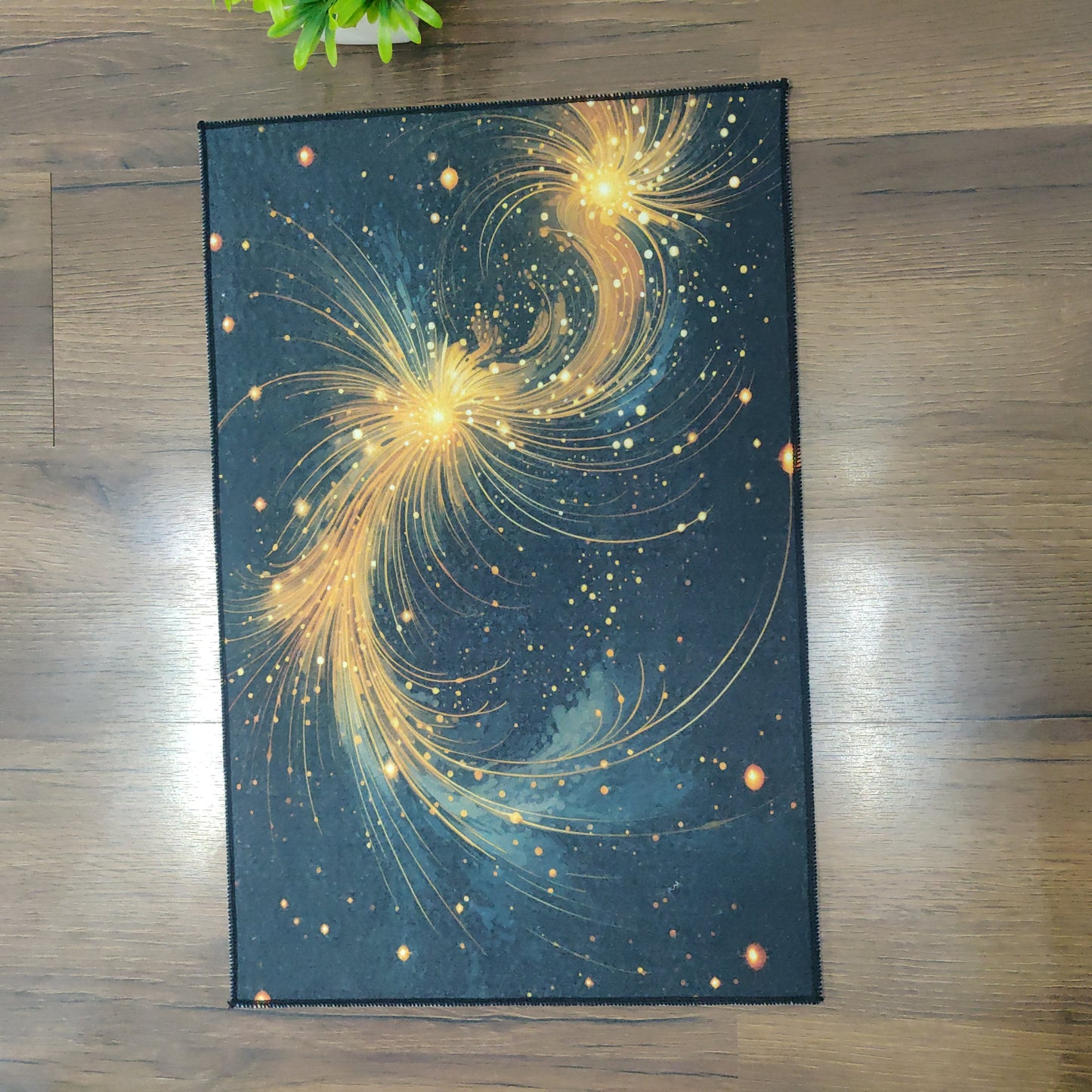 Avioni Oasis Collection |Anti-Slip, Washable, Premium Rectangular Galaxy Print | Floor Mat/Bath Mat |  Bath Mats-40x60 cms (Set of 3 Pieces)