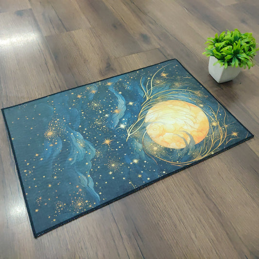 Avioni Oasis Collection |Anti-Slip, Washable, Premium Rectangular Moden Art Print | Floor Mat/Bath Mat |  Bath Mats-40x60 cms (Set of 3 Pieces)