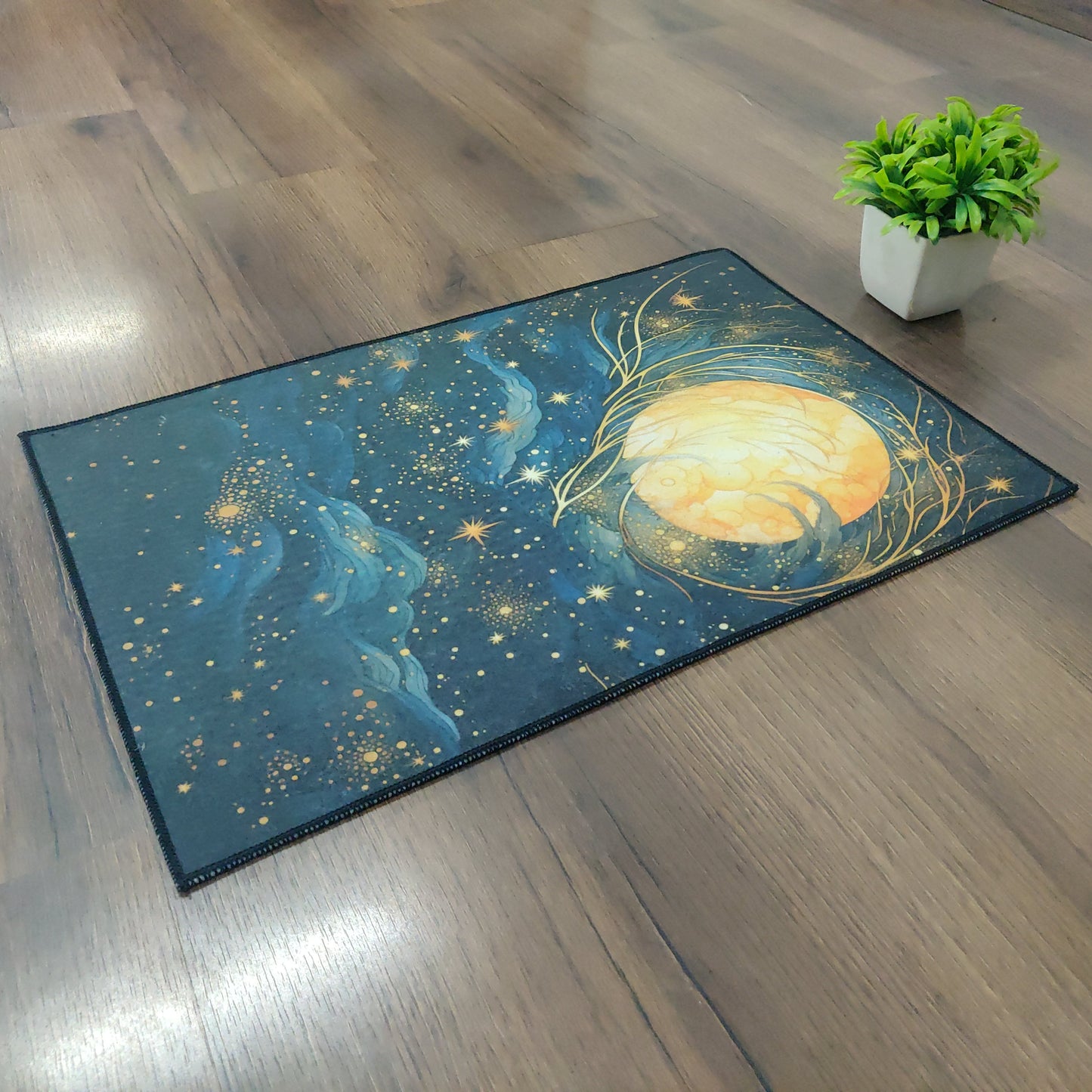 Avioni Oasis Collection |Anti-Slip, Washable, Premium Rectangular Moden Art Print | Floor Mat/Bath Mat |  Bath Mats-40x60 cms (Set of 3 Pieces)