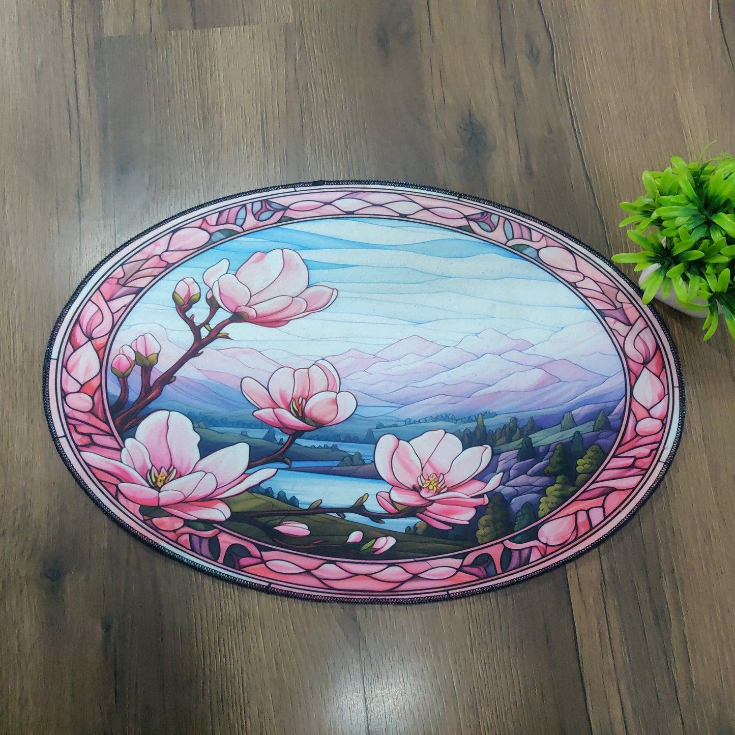 Avioni Oasis Collection |Anti-Slip, Washable, Premium Floral Print | Floor Mat/Bath Mat |  Bath Mats-40x60 cms (Set of 3 Pieces)