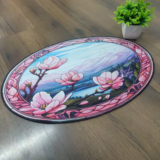 Avioni Oasis Collection |Anti-Slip, Washable, Premium Floral Print | Floor Mat/Bath Mat |  Bath Mats-40x60 cms (Set of 3 Pieces)