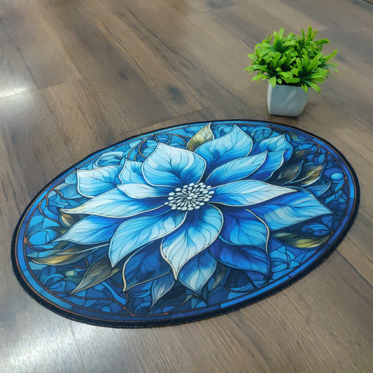 Avioni Oasis Collection |Anti-Slip, Washable, Premium Floral Print | Floor Mat/Bath Mat |  Bath Mats-40x60 cms (Set of 3 Pieces)