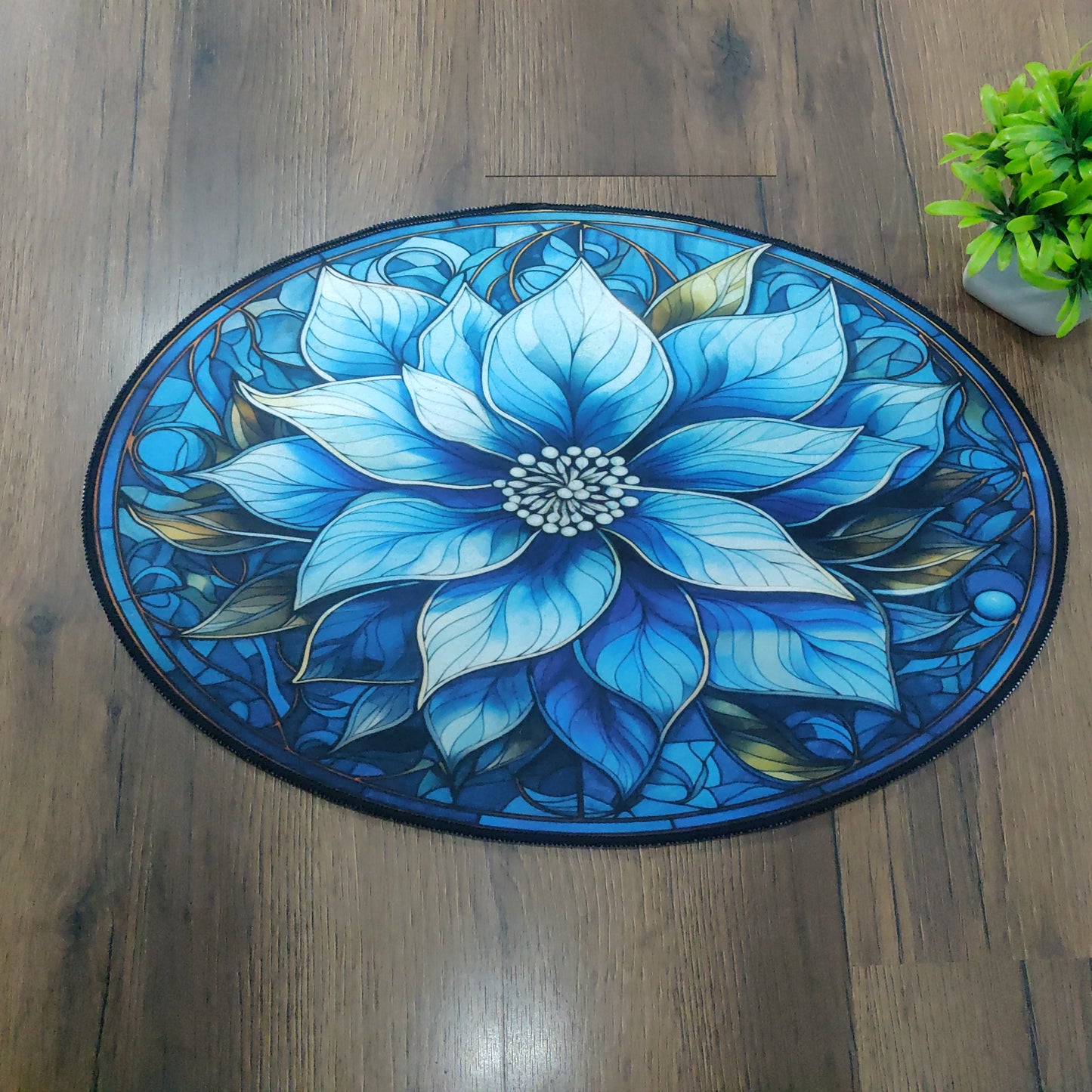 Avioni Oasis Collection |Anti-Slip, Washable, Premium Floral Print | Floor Mat/Bath Mat |  Bath Mats-40x60 cms (Set of 3 Pieces)
