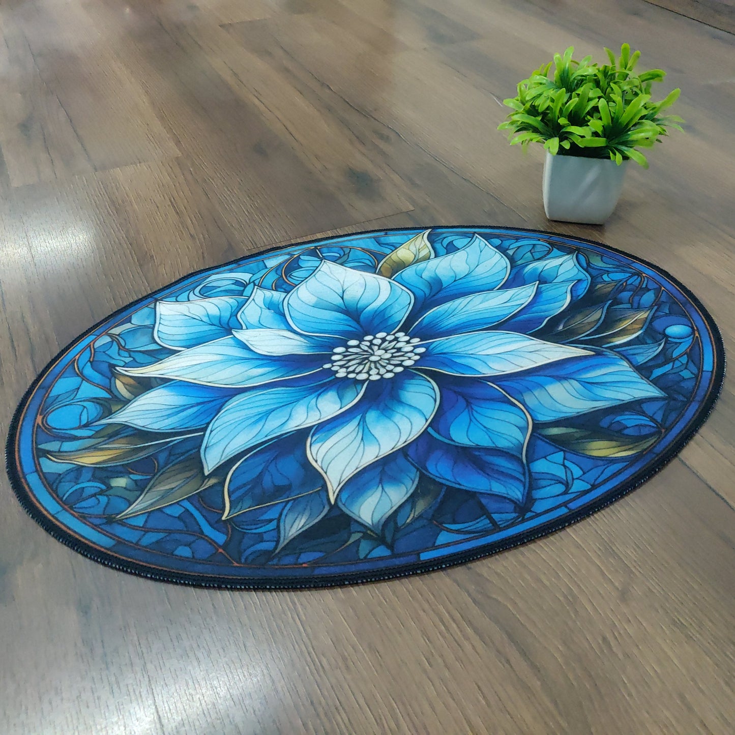 Avioni Oasis Collection |Anti-Slip, Washable, Premium Floral Print | Floor Mat/Bath Mat |  Bath Mats-40x60 cms (Set of 3 Pieces)