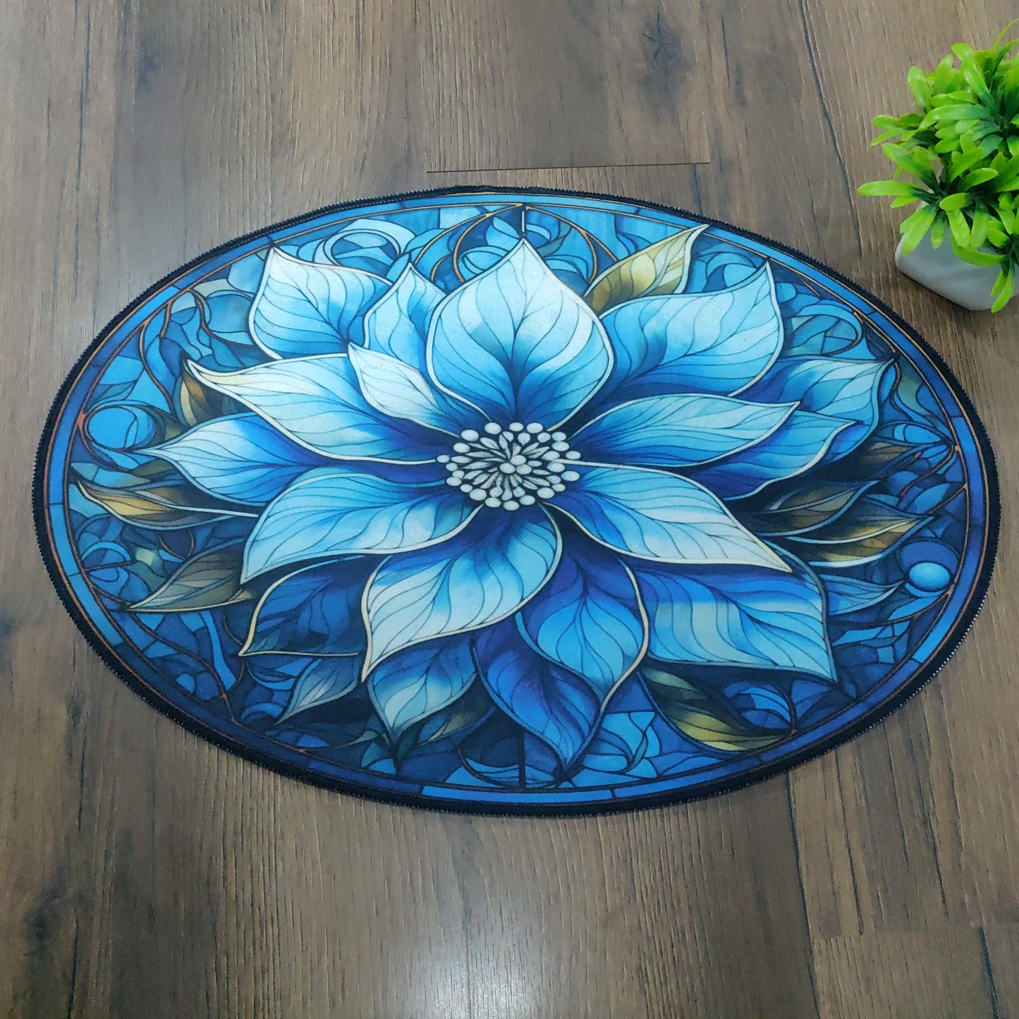 Avioni Oasis Collection |Anti-Slip, Washable, Premium Floral Print | Floor Mat/Bath Mat |  Bath Mats-40x60 cms (Set of 3 Pieces)
