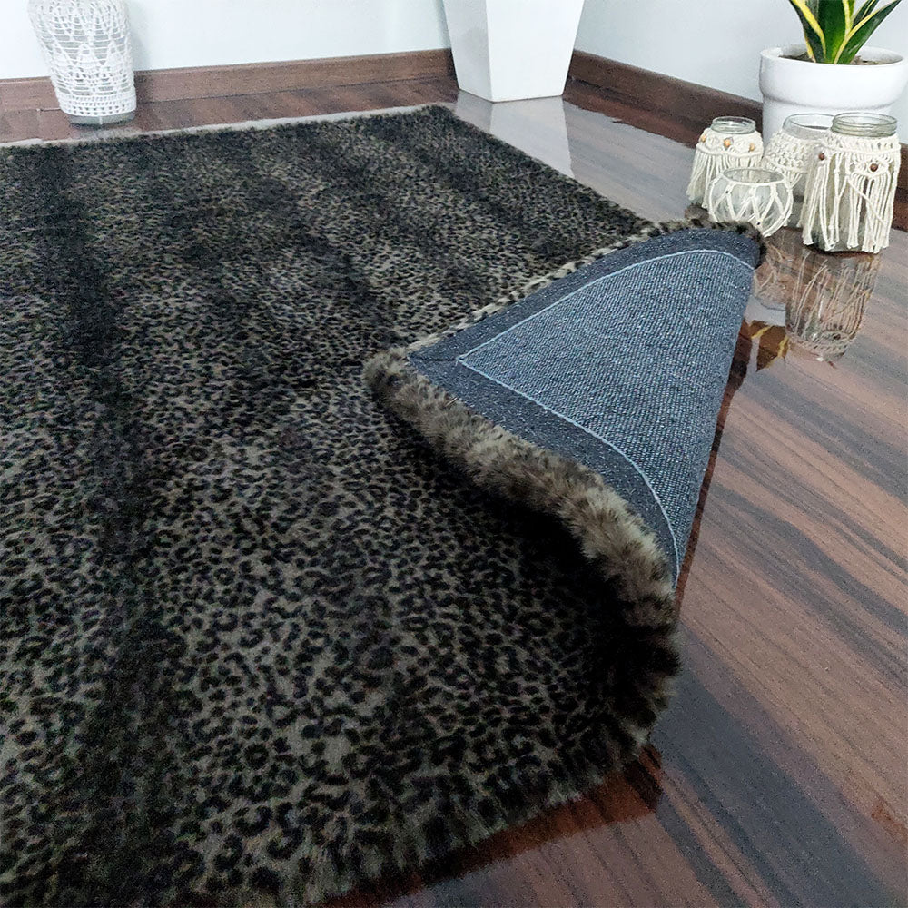 Soft Shaggy Luxury Rugs – Fluffy Rug – Animal Print Premium Faux Fur – Avioni Carpets