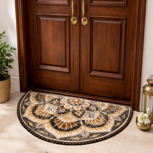 Avioni Home Floor Mats in Beautiful Rangoli Modern Design | Anti Slip, Durable & Washable | Outdoor & Indoor